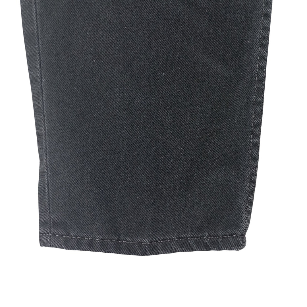 Levi's 550 Black Denim Tapered Denim Pants Men's W33 cotton black type Vintage Second Hand