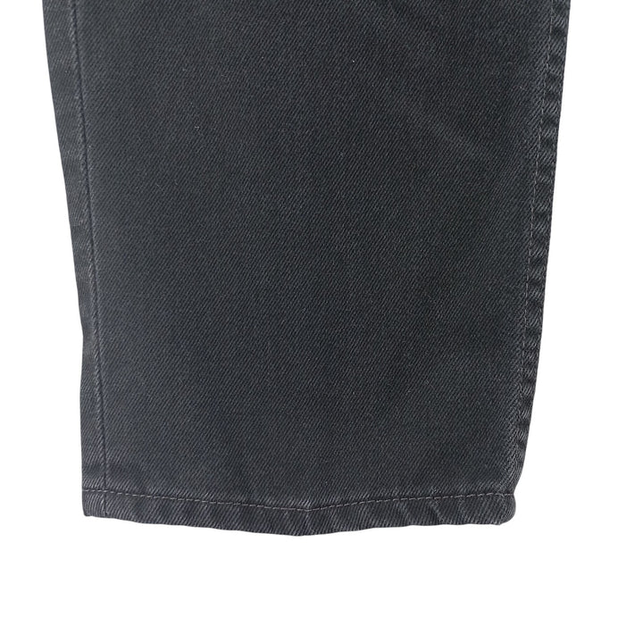 Levi's 550 Black Denim Tapered Denim Pants Men's W33 cotton black type Vintage Second Hand