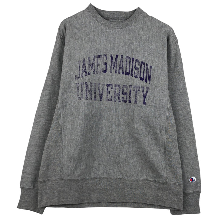 00'S Champion Original Reverse Weave College Sweatshirt Trainer Men's L size unclear gray type Vintage Second Hand