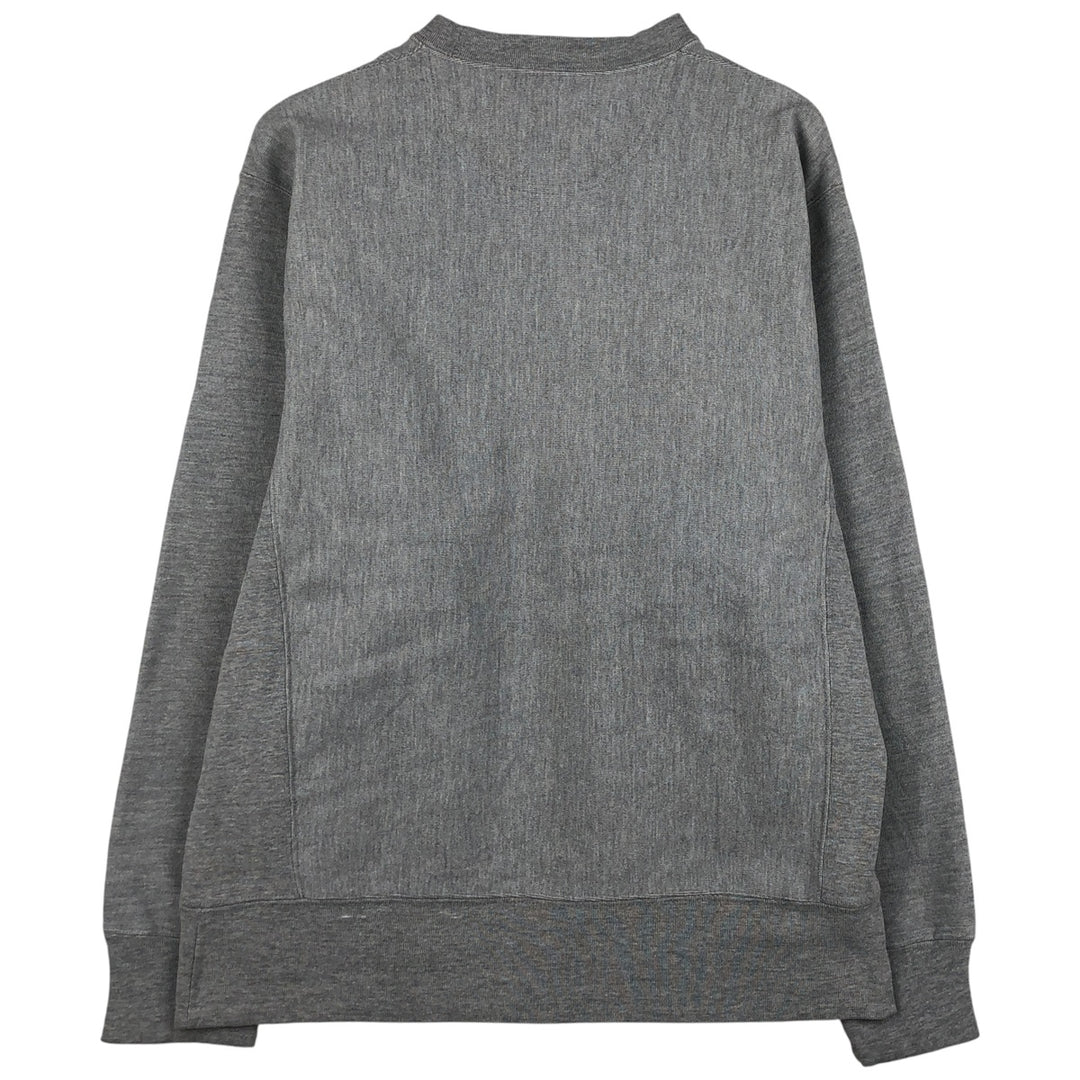 00'S Champion Original Reverse Weave College Sweatshirt Trainer Men's L size unclear gray type Vintage Second Hand