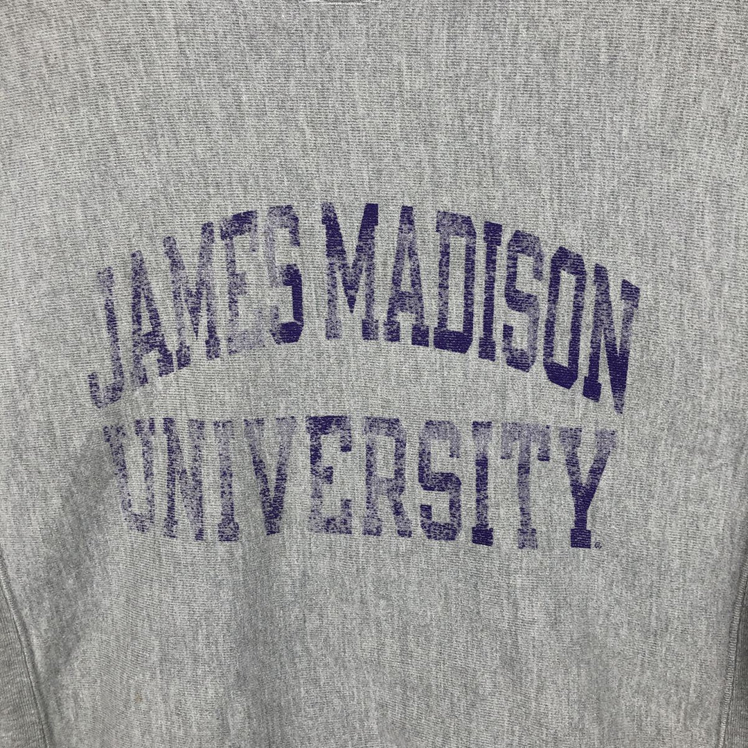 00'S Champion Original Reverse Weave College Sweatshirt Trainer Men's L size unclear gray type Vintage Second Hand