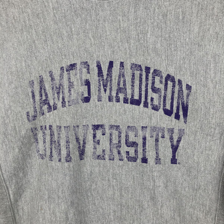 00'S Champion Original Reverse Weave College Sweatshirt Trainer Men's L size unclear gray type Vintage Second Hand
