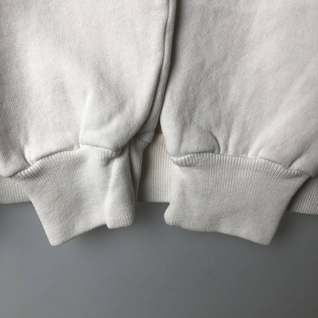 Vintage 1980'S Disney Mickey Mouse character sweatshirt, made in the USA, size L, men's cotton white type Vintage Second Hand