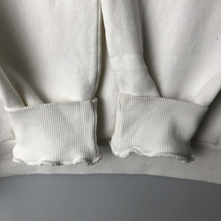 Vintage 1980'S Disney Mickey Mouse character sweatshirt, made in the USA, size L, men's cotton white type Vintage Second Hand