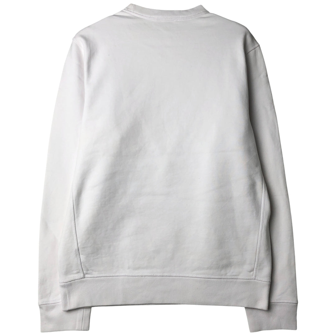 Lacoste logo sweatshirt, men's size M cotton white type Vintage Second Hand