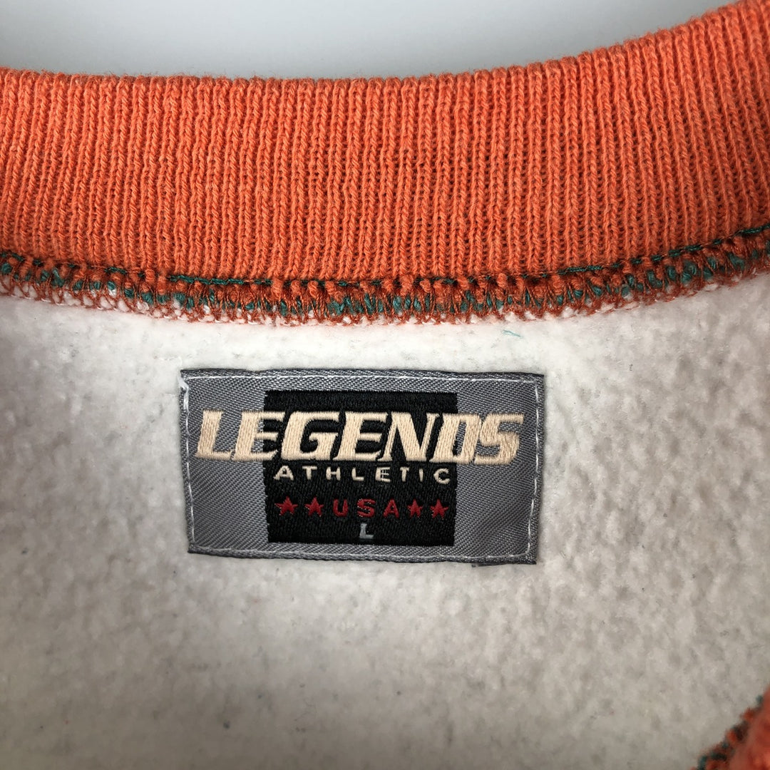 Vintage LEGENDS NFL Green Bay Packers sweatshirt, Made in USA, Men's Size L cotton gray type Vintage Second Hand