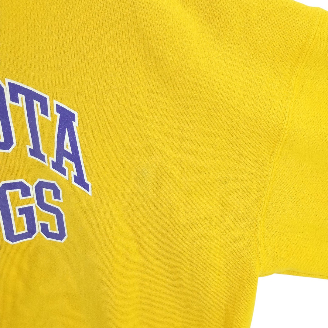 NFL Minnesota Vikings Print Sweatshirt, Men's Size XL cotton yellow type Vintage Second Hand