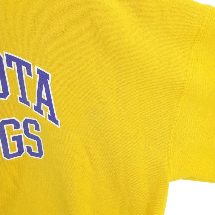 NFL Minnesota Vikings Print Sweatshirt, Men's Size XL cotton yellow type Vintage Second Hand