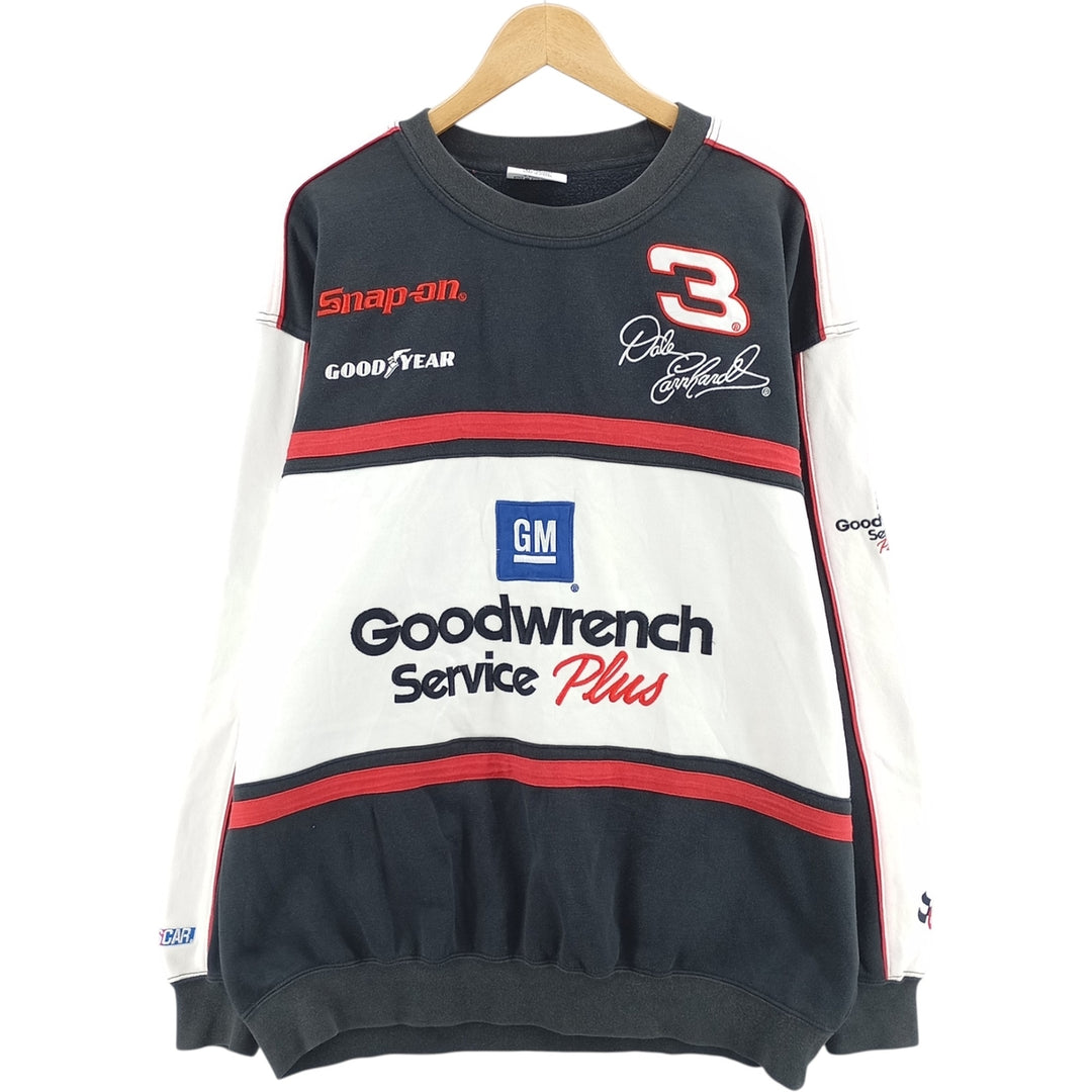 Vintage CHASE Racing Sweatshirt, Men's XL polyester black type Vintage Second Hand