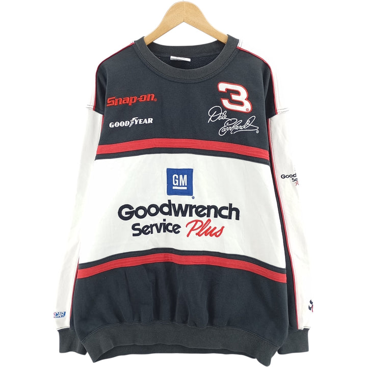 Vintage CHASE Racing Sweatshirt, Men's XL polyester black type Vintage Second Hand