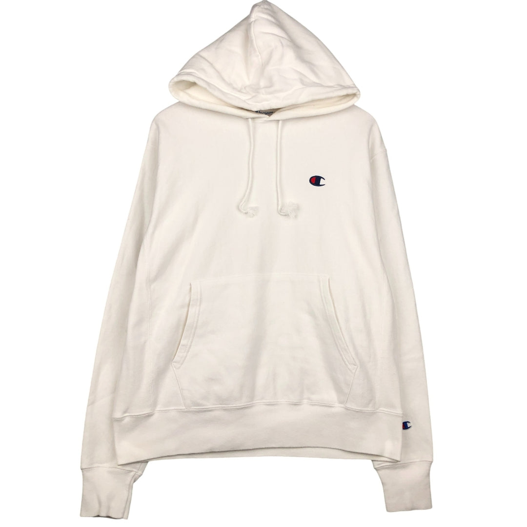 Champion REVERSE WEAVE Reverse Weave Sweat Pullover Hoodie Men's M unclear white type Vintage Second Hand