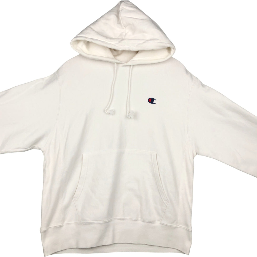 Champion REVERSE WEAVE Reverse Weave Sweat Pullover Hoodie Men's M unclear white type Vintage Second Hand