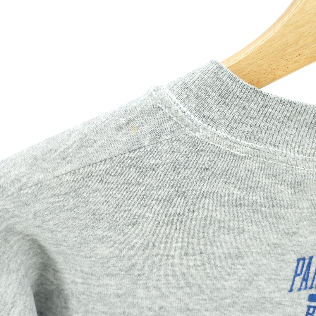 Fruit of the Loom printed sweatshirt, men's size M cotton gray type Vintage Second Hand