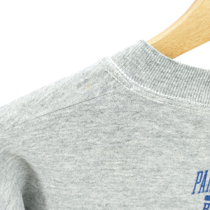 Fruit of the Loom printed sweatshirt, men's size M cotton gray type Vintage Second Hand