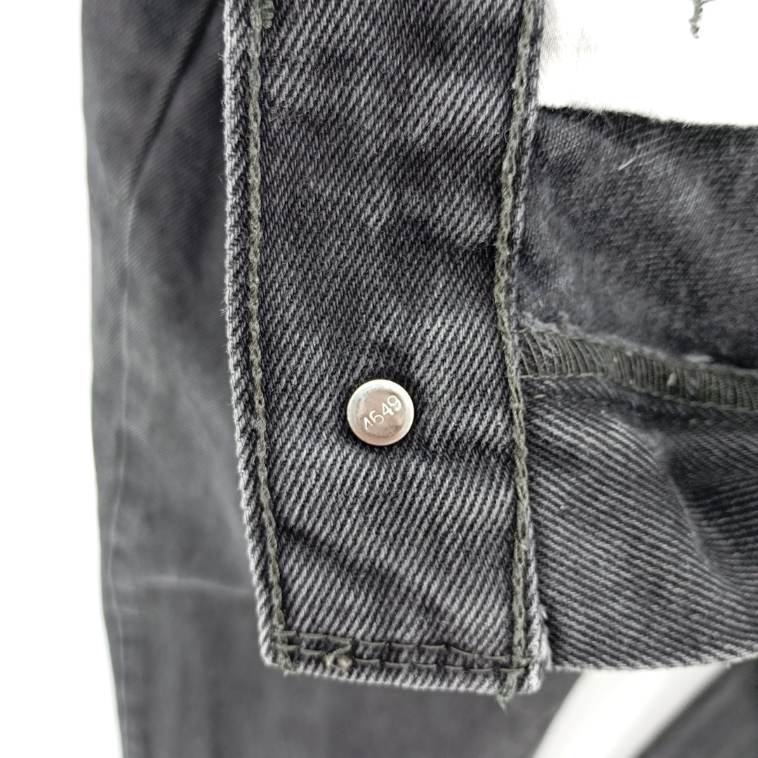 Levi's 550 Black Denim Tapered Denim Pants Men's W31 equivalent cotton black type Vintage Second Hand