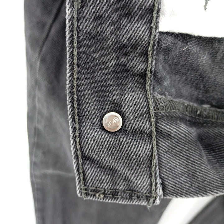 Levi's 550 Black Denim Tapered Denim Pants Men's W31 equivalent cotton black type Vintage Second Hand