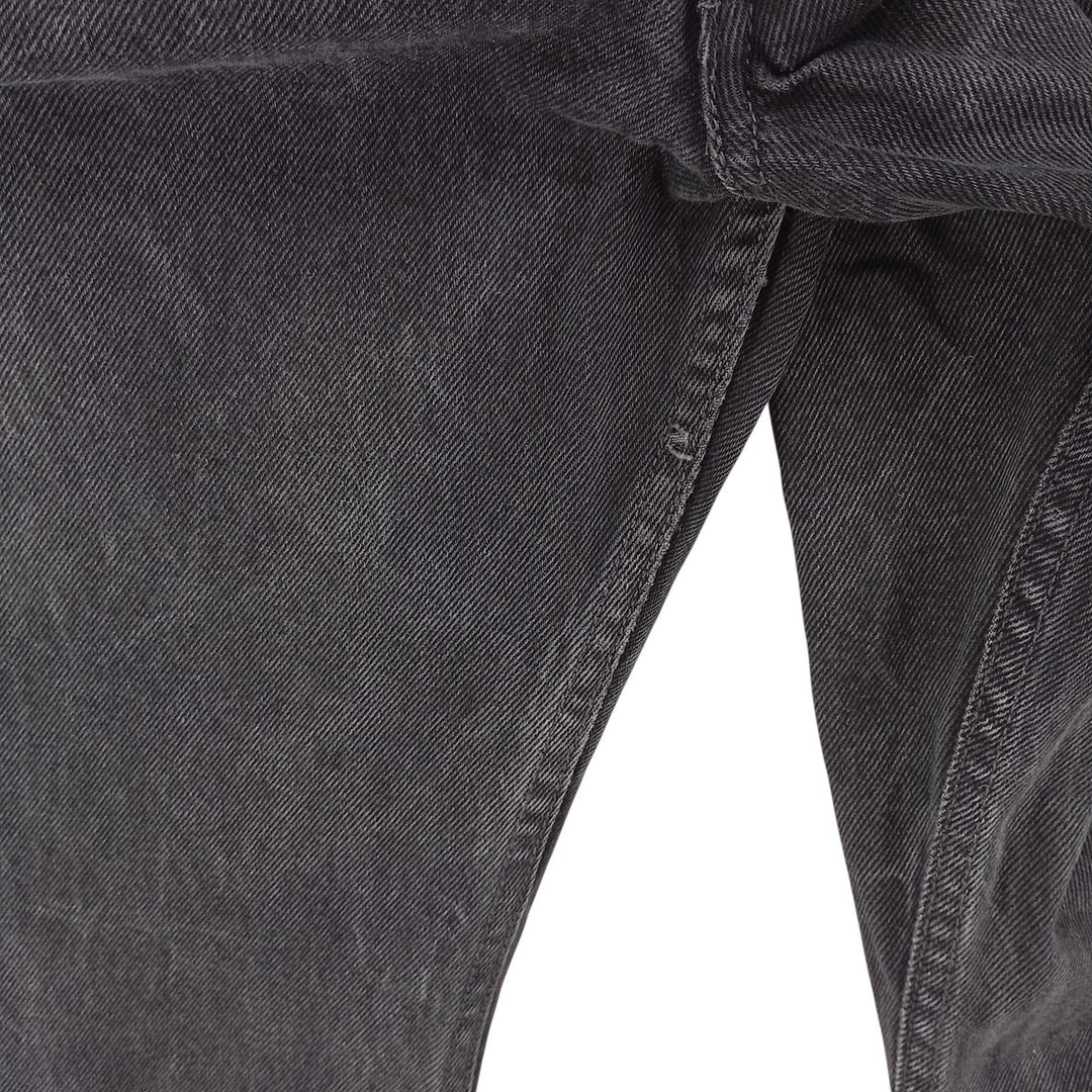 Levi's 550 Black Denim Tapered Denim Pants Men's W31 equivalent cotton black type Vintage Second Hand