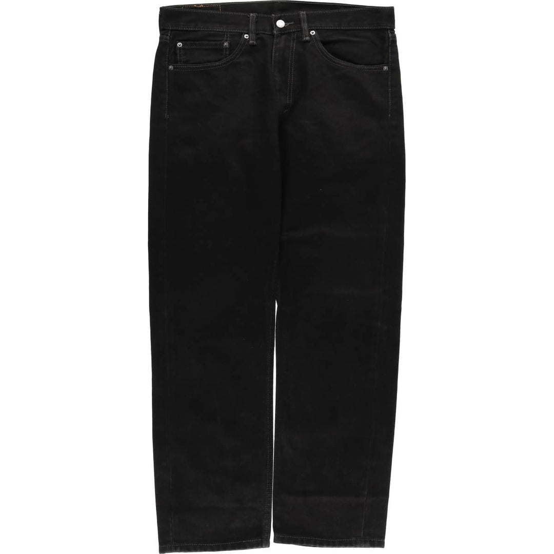 Levi's 505 Black Denim Tapered Denim Pants for Men, W36 cotton black type Vintage Second Hand