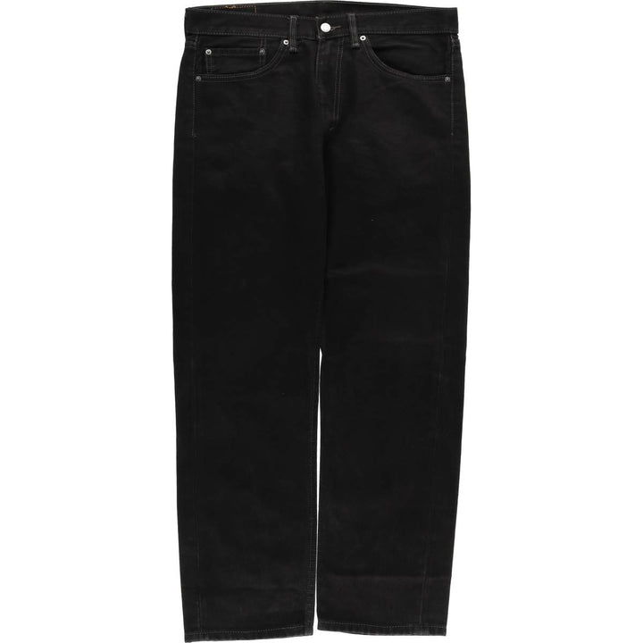 Levi's 505 Black Denim Tapered Denim Pants for Men, W36 cotton black type Vintage Second Hand