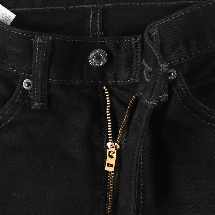 Levi's 505 Black Denim Tapered Denim Pants for Men, W36 cotton black type Vintage Second Hand