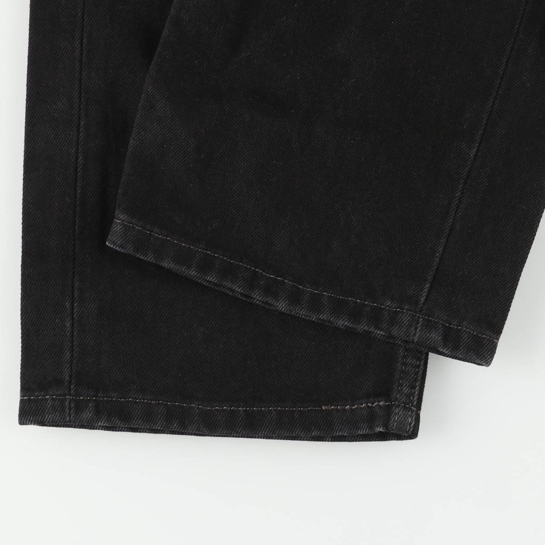 Levi's 505 Black Denim Tapered Denim Pants for Men, W36 cotton black type Vintage Second Hand
