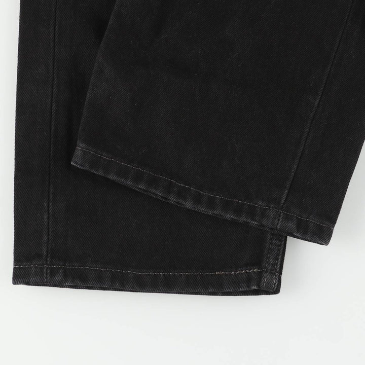 Levi's 505 Black Denim Tapered Denim Pants for Men, W36 cotton black type Vintage Second Hand