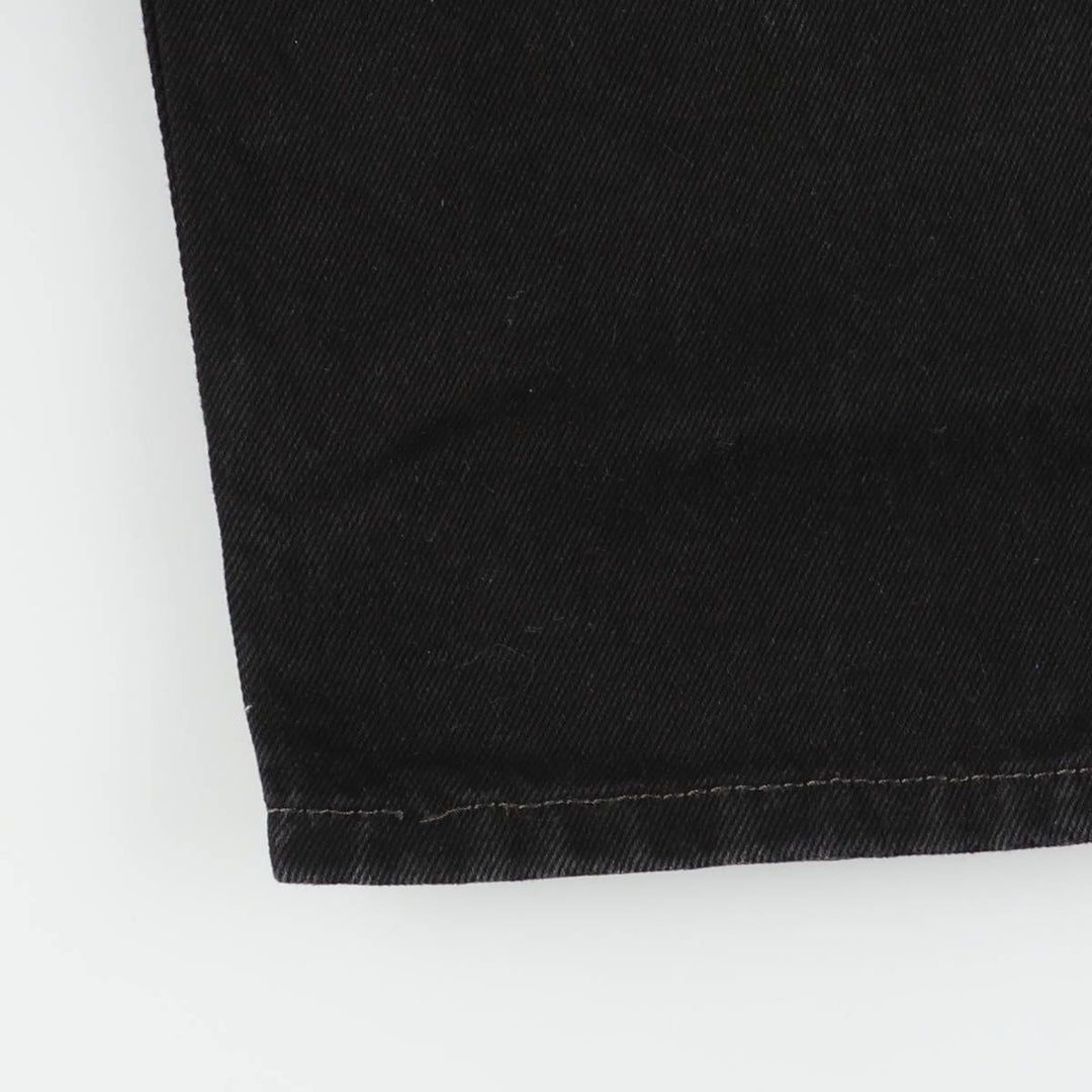 Levi's 505 Black Denim Tapered Denim Pants for Men, W36 cotton black type Vintage Second Hand