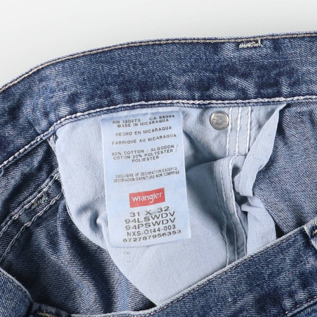 00'S Wrangler Denim Painter Pants Men's W31 equivalent cotton blue type Vintage Second Hand