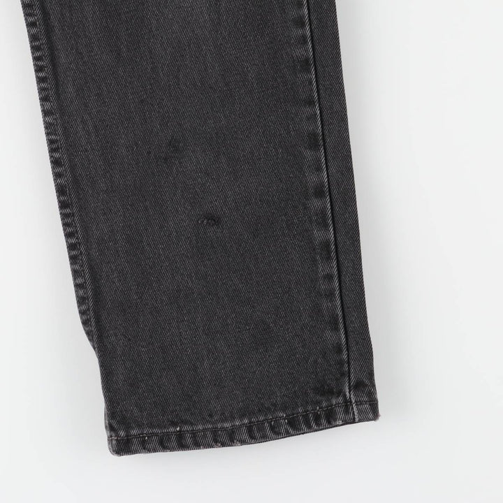 Levi's 512 Slim Fit Straight Leg Black Denim Pants, Made in Canada, Women's Size L (W28) cotton black type Vintage Second Hand