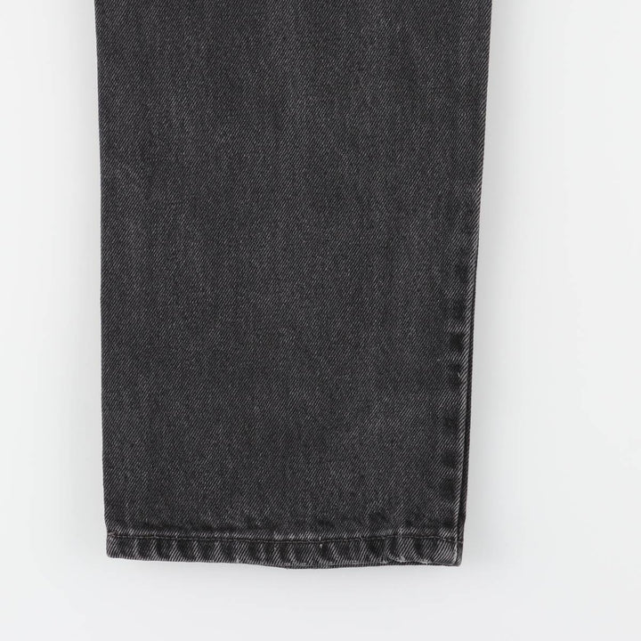 Levi's 512 Slim Fit Straight Leg Black Denim Pants, Made in Canada, Women's Size L (W28) cotton black type Vintage Second Hand