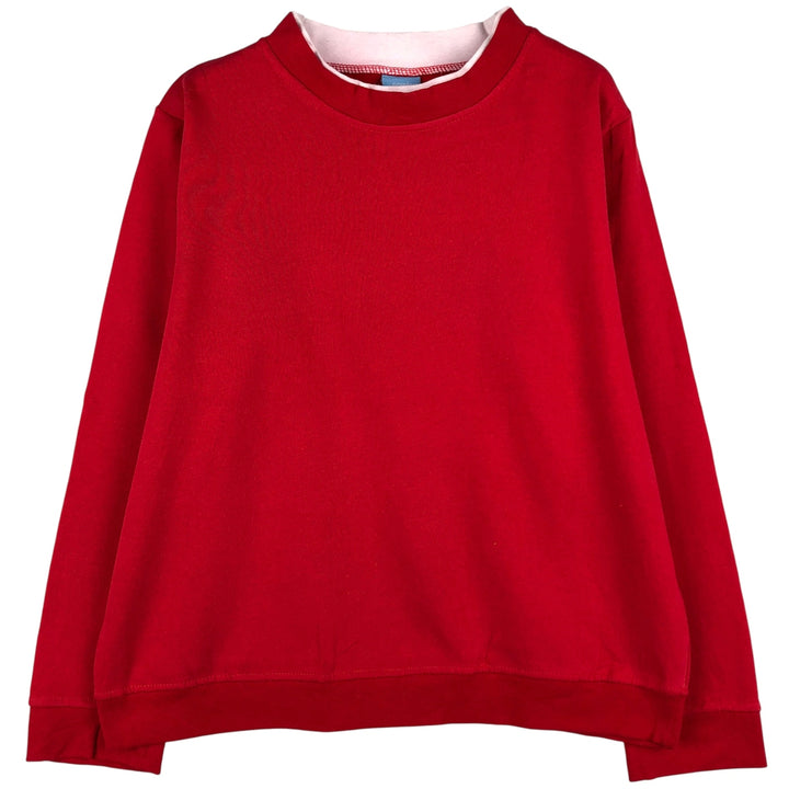 COMFORT CORNER Vintage Men's Blank Sweatshirt (Size L) cotton red type Vintage Second Hand