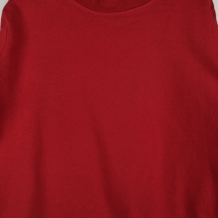 COMFORT CORNER Vintage Men's Blank Sweatshirt (Size L) cotton red type Vintage Second Hand