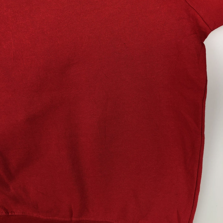 COMFORT CORNER Vintage Men's Blank Sweatshirt (Size L) cotton red type Vintage Second Hand
