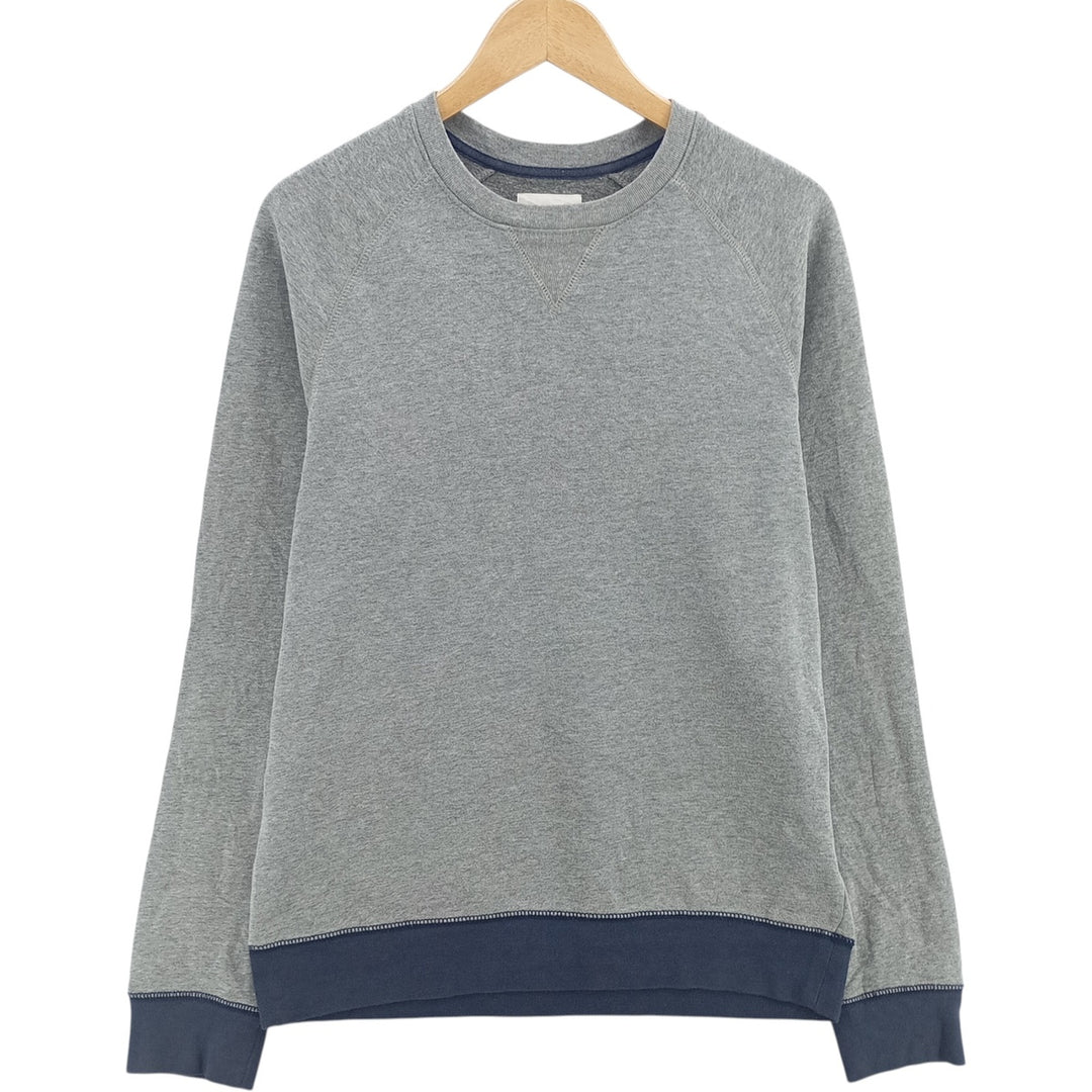OLD NAVY plain blank sweatshirt, men's size M cotton gray type Vintage Second Hand