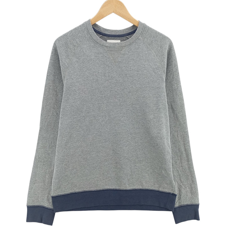 OLD NAVY plain blank sweatshirt, men's size M cotton gray type Vintage Second Hand
