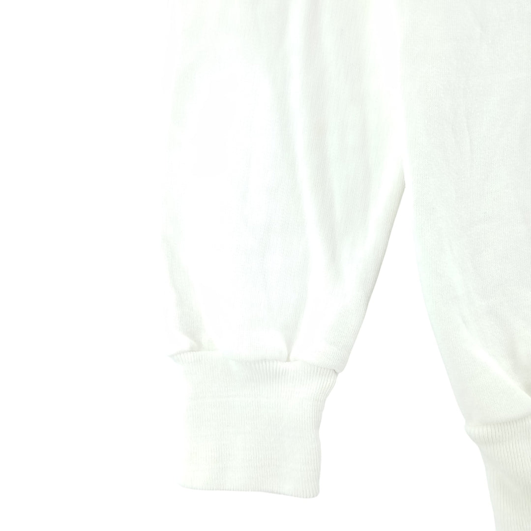 Vintage printed sweatshirt, men's M size cotton white type Vintage Second Hand
