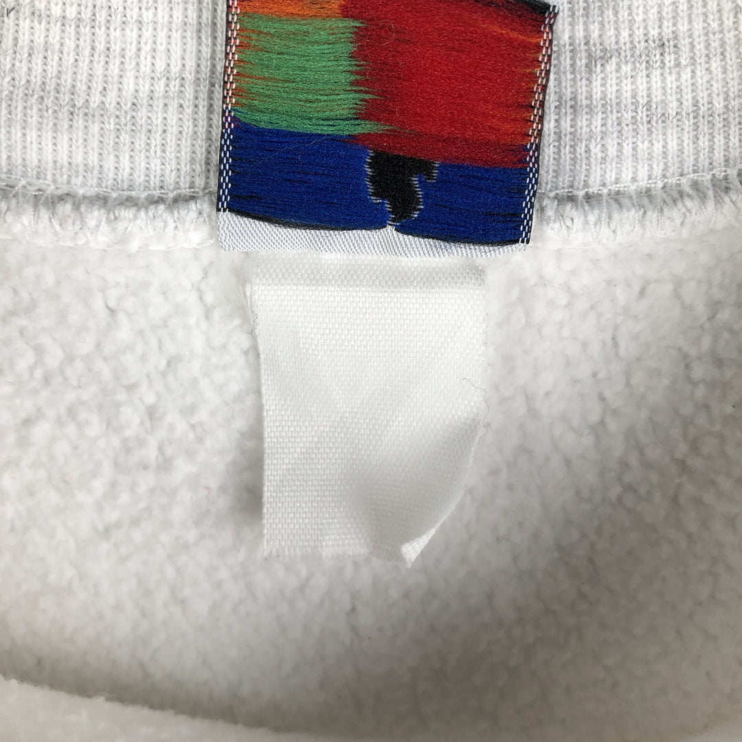Vintage 90'S Midwest Striped College Sweatshirt, Men's Size XL unclear white type Vintage Second Hand