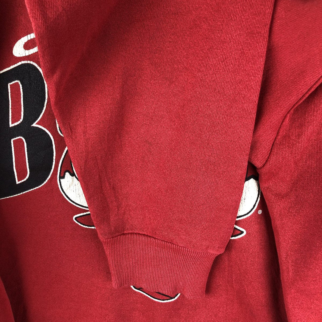 NBA Chicago Bulls logo sweatshirt, men's size L unclear red type Vintage Second Hand