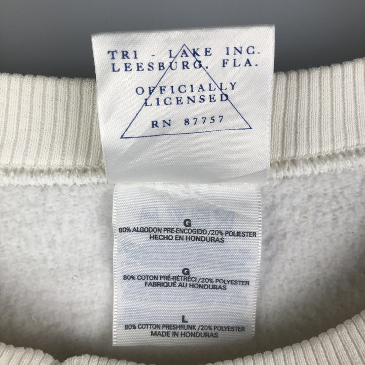 2000'S TRI-LAKE OHIO STATE Ohio State University college sweatshirt, men's size L cotton white type Vintage Second Hand
