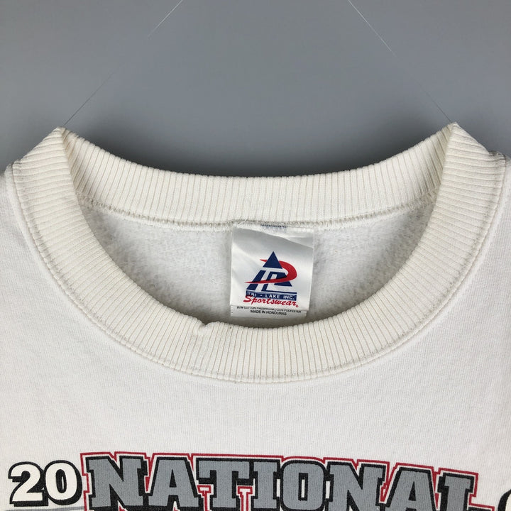 2000'S TRI-LAKE OHIO STATE Ohio State University college sweatshirt, men's size L cotton white type Vintage Second Hand