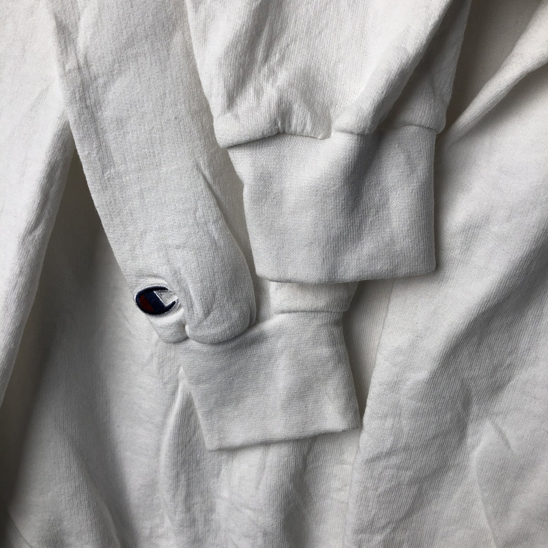 Champion Authentic One-Point Logo Sweatshirt, Men's Size L unclear white type Vintage Second Hand