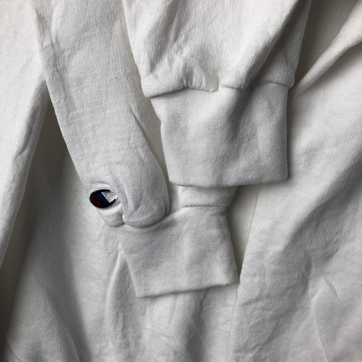 Champion Authentic One-Point Logo Sweatshirt, Men's Size L unclear white type Vintage Second Hand