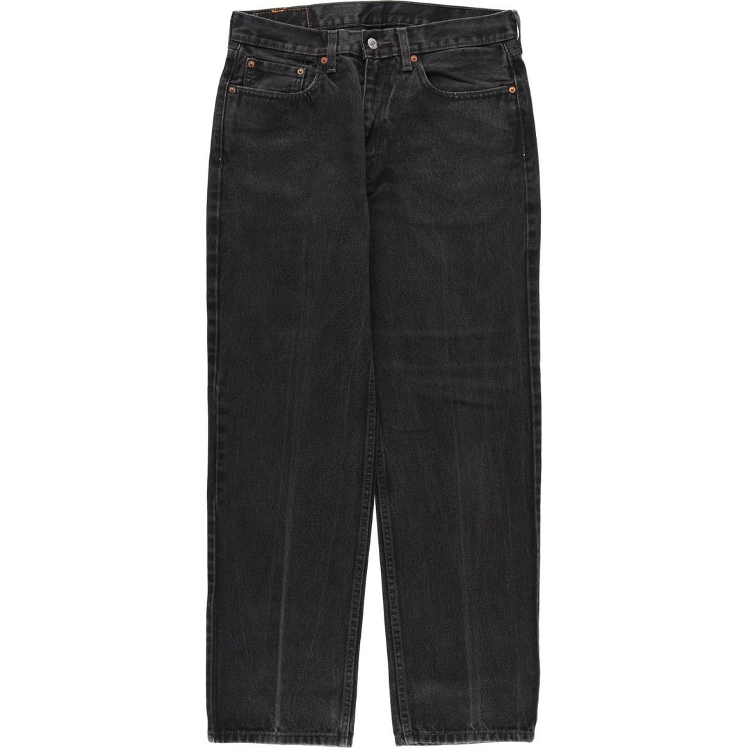 Levi's 550 Black Denim Tapered Denim Pants Men's W33 cotton black type Vintage Second Hand