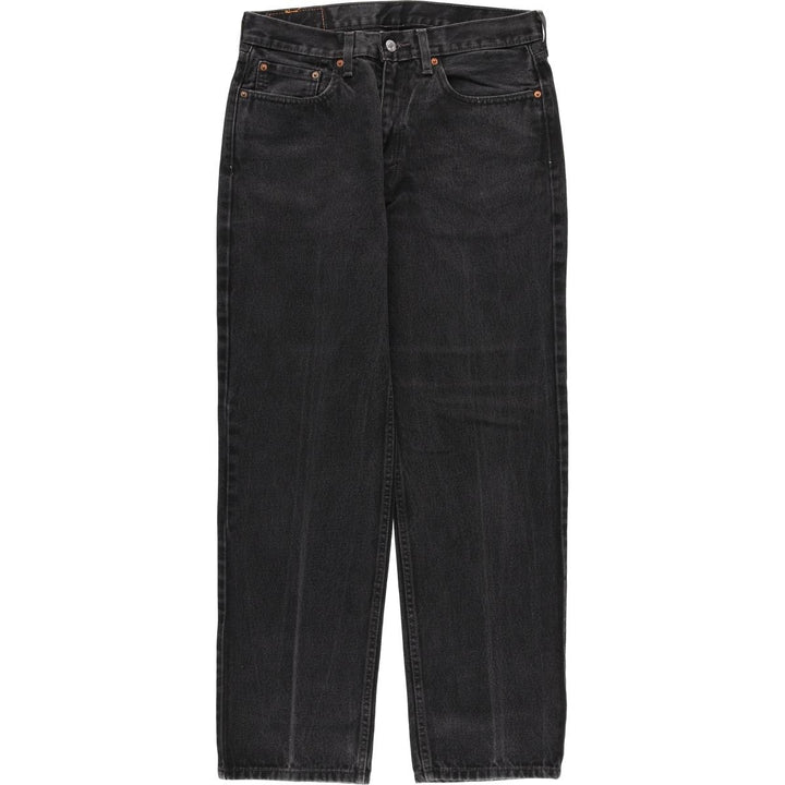 Levi's 550 Black Denim Tapered Denim Pants Men's W33 cotton black type Vintage Second Hand