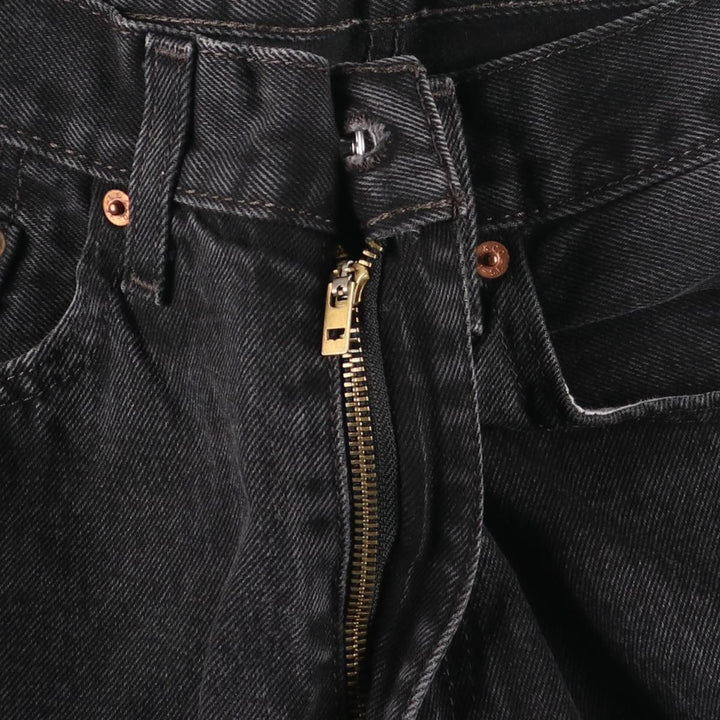 Levi's 550 Black Denim Tapered Denim Pants Men's W33 cotton black type Vintage Second Hand