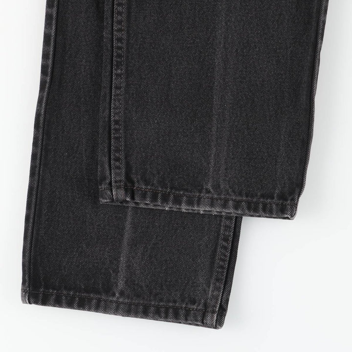 Levi's 550 Black Denim Tapered Denim Pants Men's W33 cotton black type Vintage Second Hand