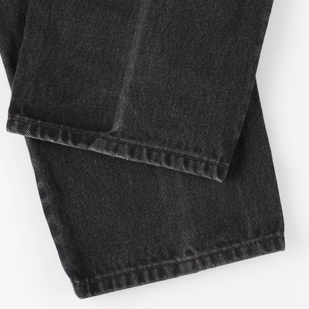 Levi's 550 Black Denim Tapered Denim Pants Men's W33 cotton black type Vintage Second Hand