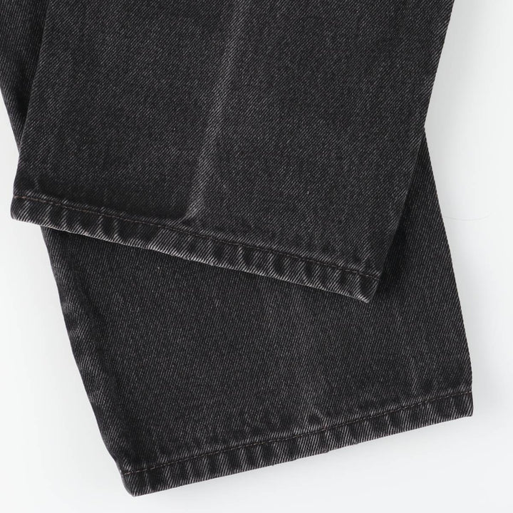 Levi's 550 Black Denim Tapered Denim Pants Men's W33 cotton black type Vintage Second Hand