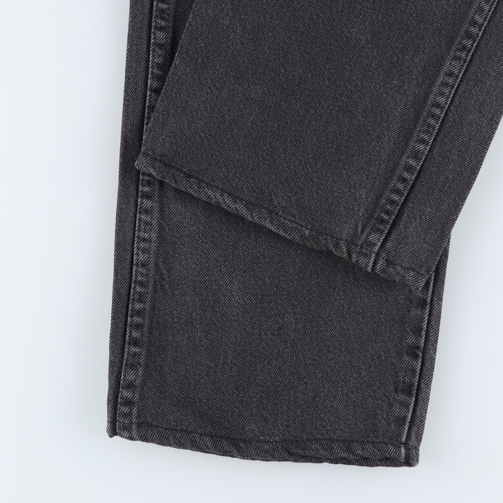 Rustler Black Denim Straight Denim Pants for Men, W31 equivalent cotton black type Vintage Second Hand