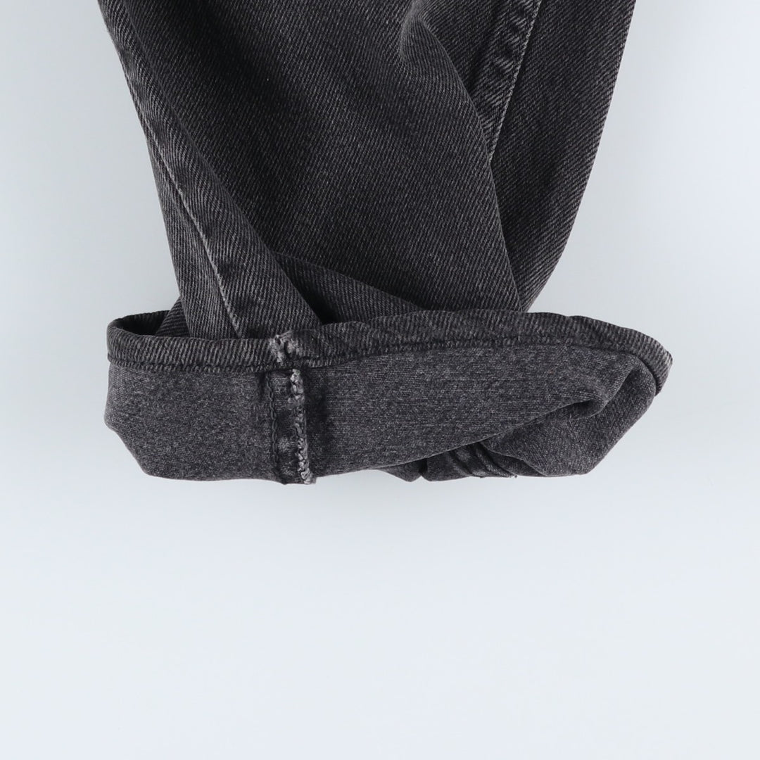Rustler Black Denim Straight Denim Pants for Men, W31 equivalent cotton black type Vintage Second Hand